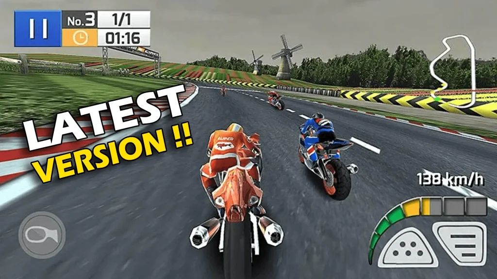 Download latest version Real Bike Racing mod APK