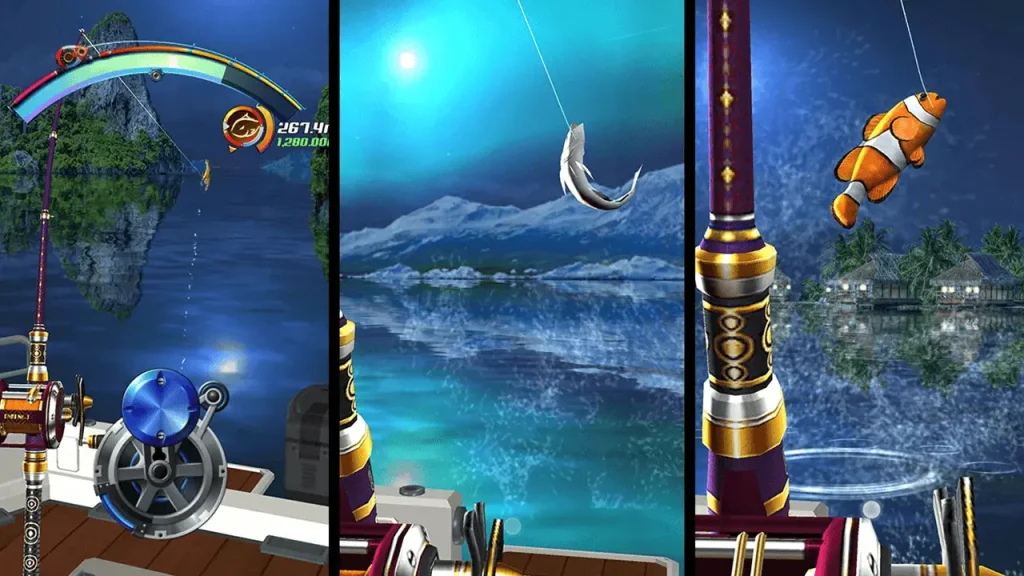 Gameplay of Fishing hook