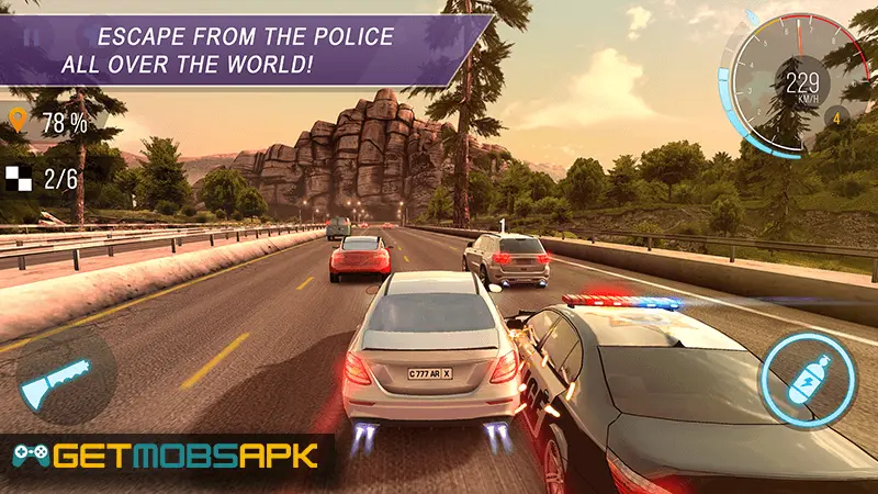 escape-from-the-police-in-carx highway